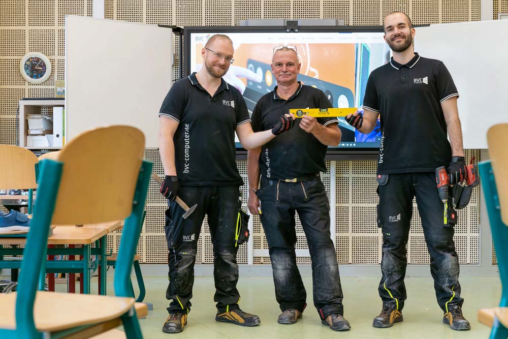 Know-how für dgitale Tafeln Mitarbeiter von BVC IT-Lösungen